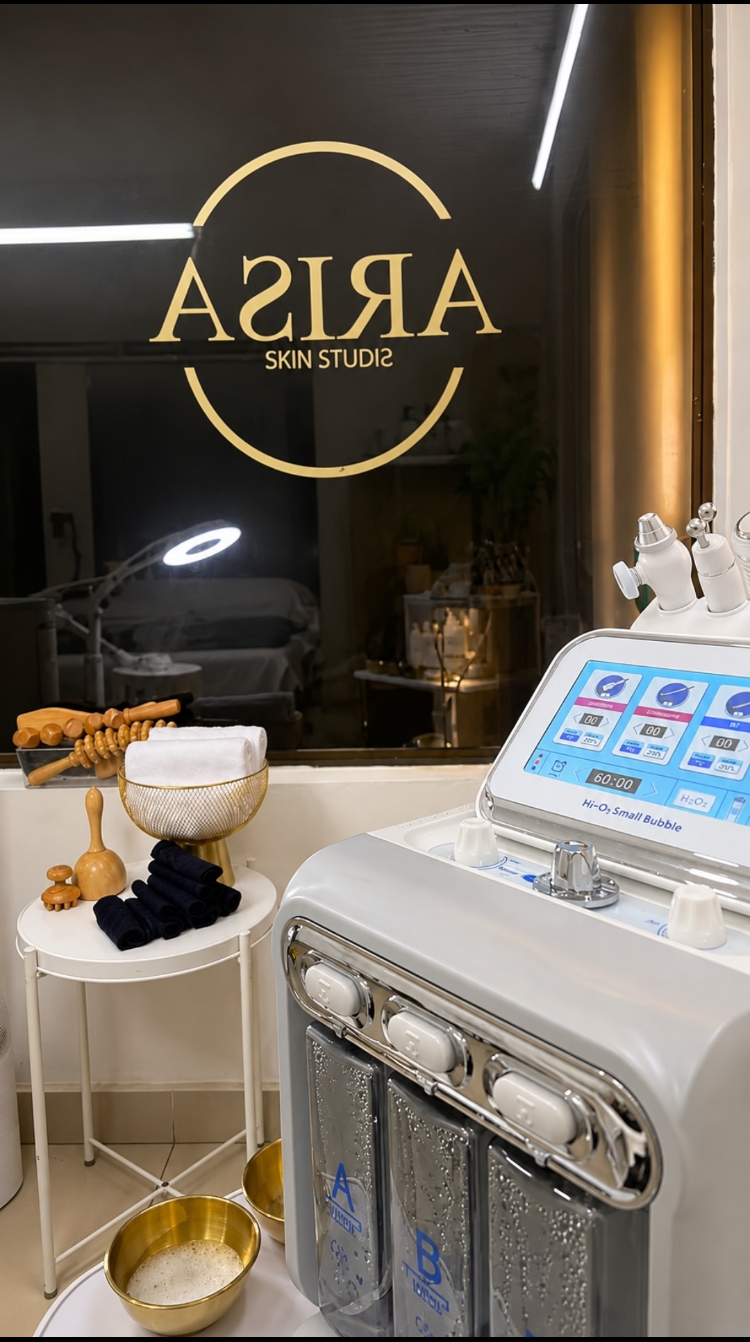 Equipos de tecnología estética en Arisa Skin Studio